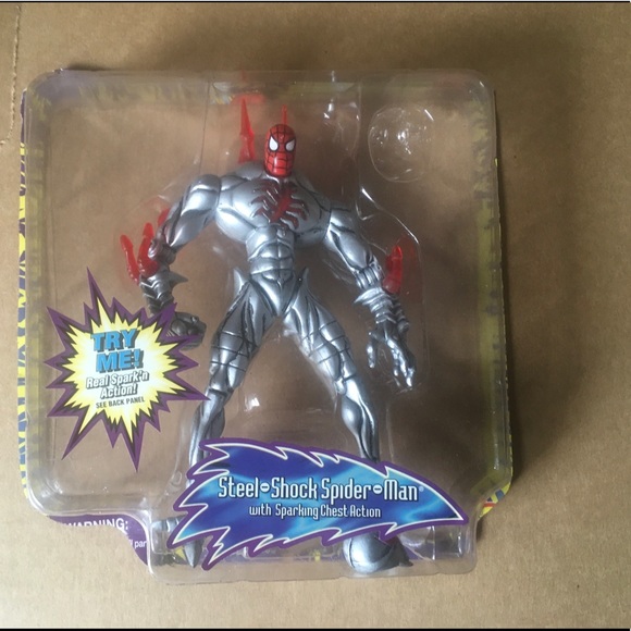 USED Toybiz Spiderman Electro Spark Series, 1997 - Picture 3 of 5